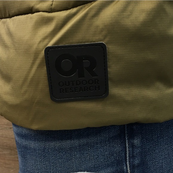 Outdoor Research Mens Cold Snap Down Vest 1943 Loden XL TG Lightweight Puffer - Picture 3 of 10